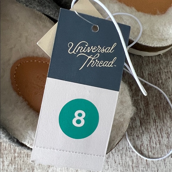 Universal Thread Gray Fabric Mules - Picture 7 of 10